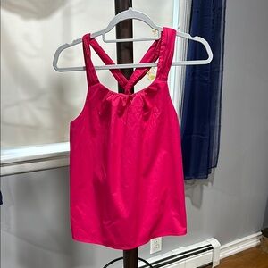 Banana Republic Fuchsia Sleeveless Blouse